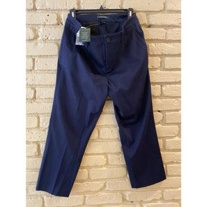 Ralph Lauren Navy Crop Business Pants